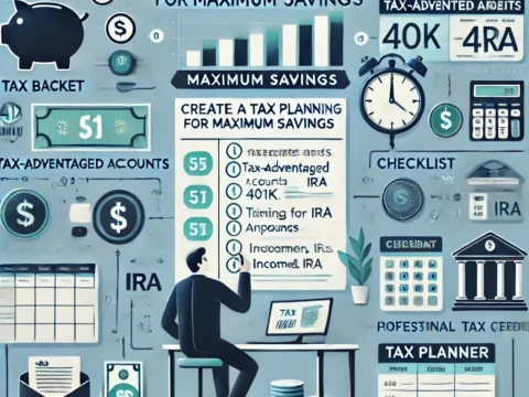 Steps for creating an effective tax planning strategy for maximum savings.