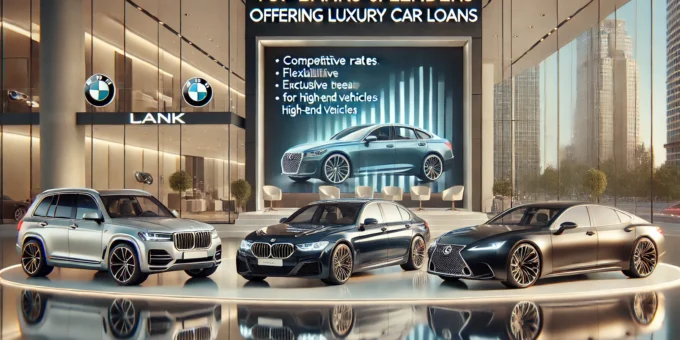 Top banks and lenders offering luxury car loans with competitive rates and flexible financing options for high-end vehicles.