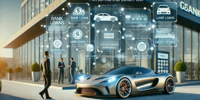 best credit options for buying a high-end luxury car