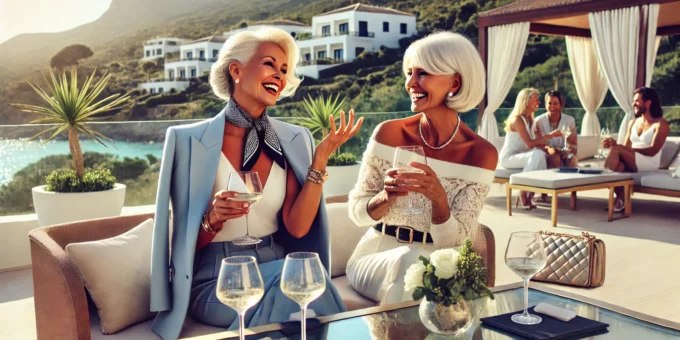 Flight Attendants in Luxury Airlines enjoying financial freedom after retirement