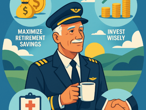 how pilots in premium airlines can secure a comfortable retirement