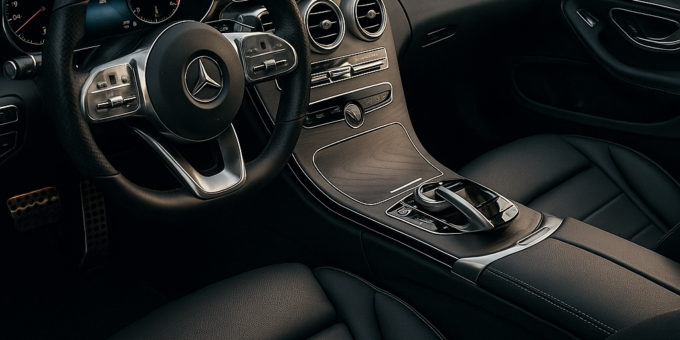 Premium car accessories for luxury vehicles on Amazon
