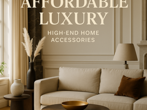 affordable luxury high-end home accessories