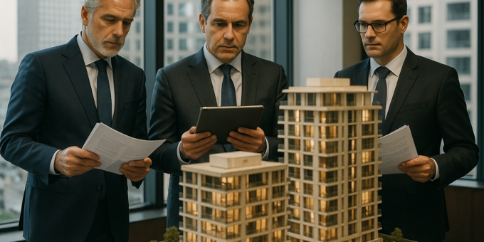 High-net-worth investors investing in luxury apartments