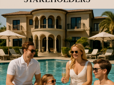 Financial reports for luxury resort stakeholders