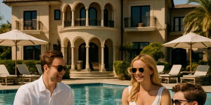 Financial reports for luxury resort stakeholders