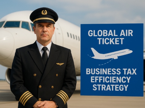 Global air ticket business for tax efficiency strategy