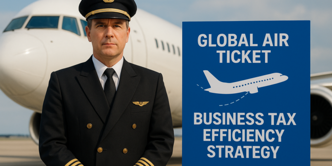 Global air ticket business for tax efficiency strategy