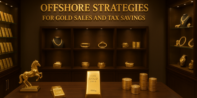 Offshore strategies for gold sales and tax savings