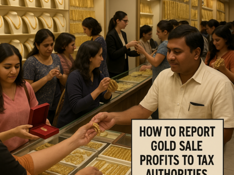 how to report gold sale profits to tax authorities correctly