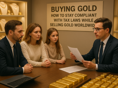 how to stay compliant with tax laws while selling gold worldwide