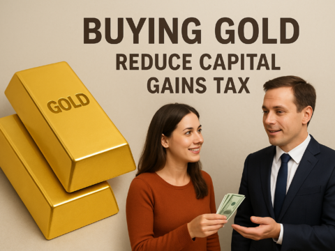 reduce capital gains tax when selling gold internationally